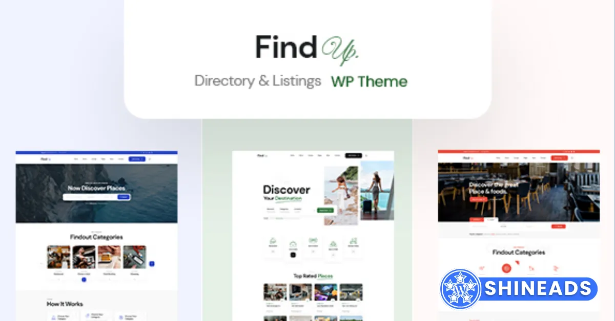 Findup – Directory & Listing WordPress Theme + RTL Free Download v2.0.2