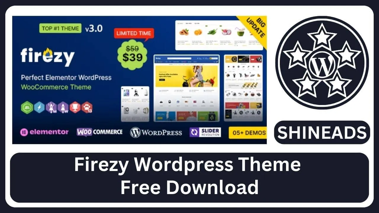 Firezy WordPress Theme Free Download v3.3.0