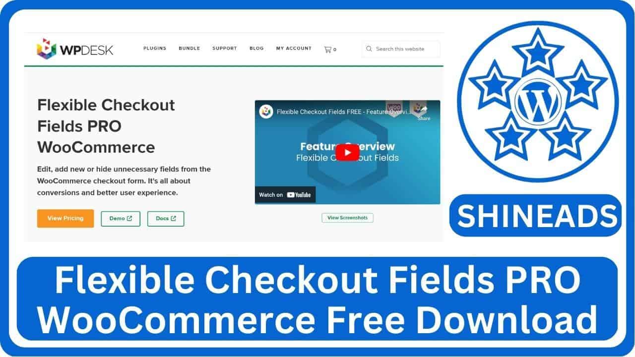 Flexible Checkout Fields PRO WooCommerce Free Download v4.0.27