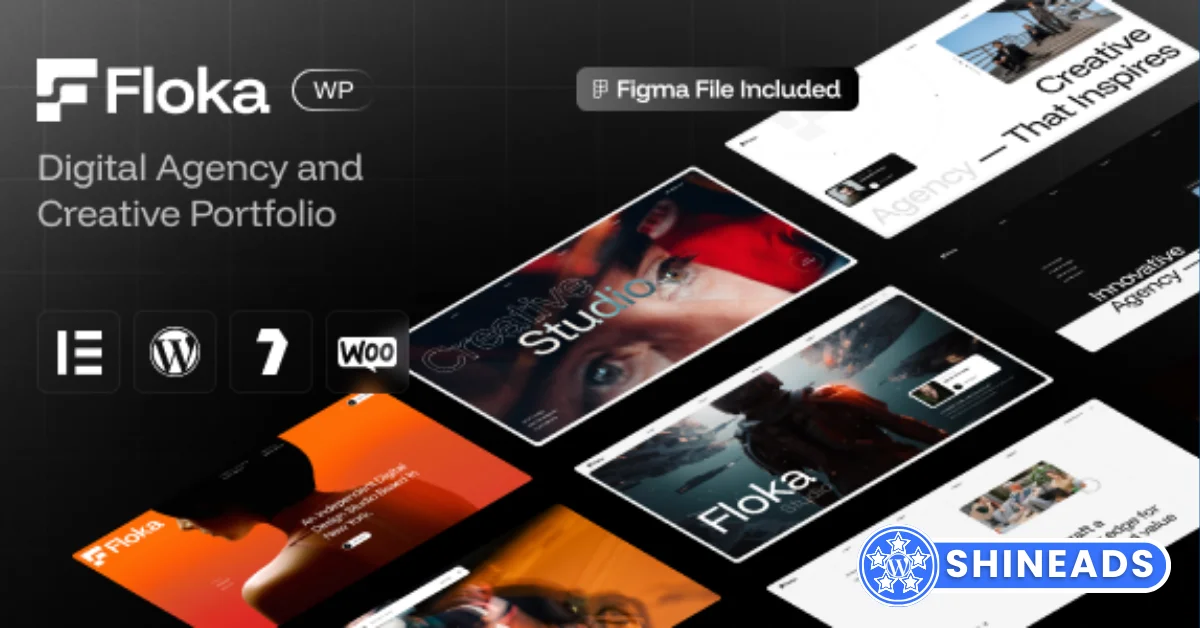 Floka – Digital Agency & Portfolio WordPress Theme Free Download v1.0.2