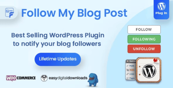 Follow My Blog Post WordPress Plugin Free Download v2.4.2