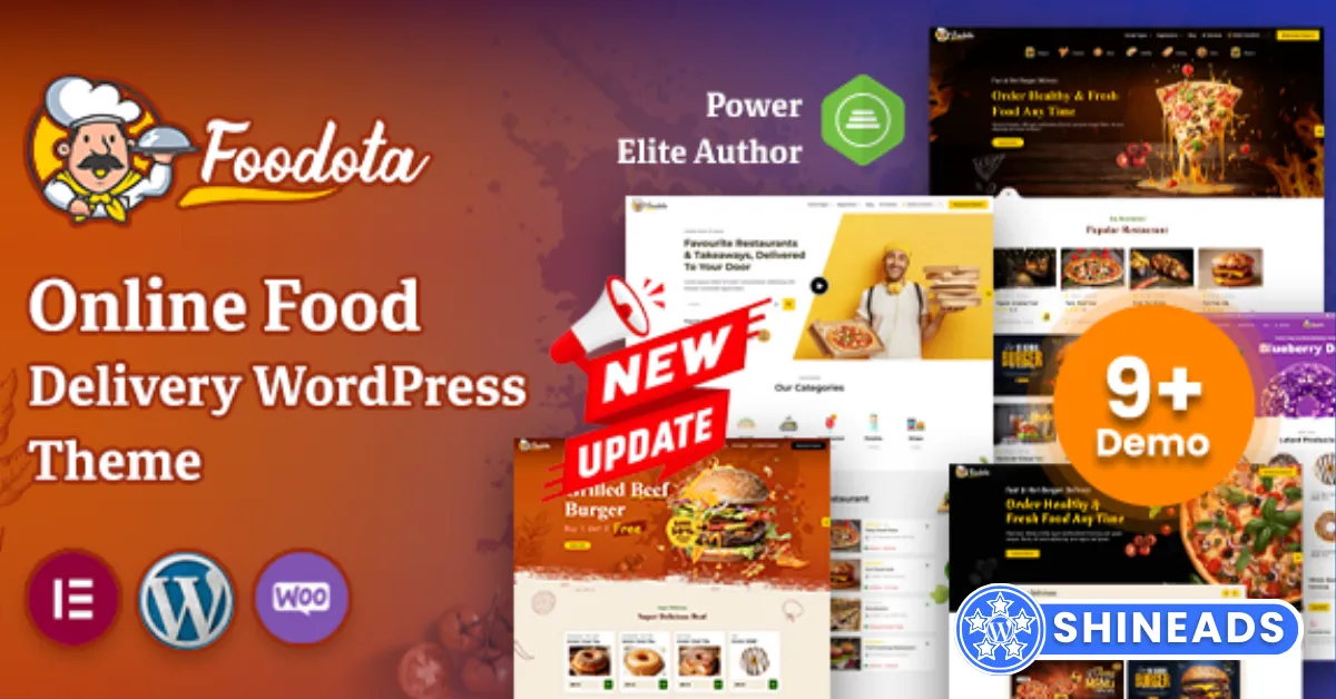 Foodota – Online Food Delivery WordPress Theme Free Download v1.0.8