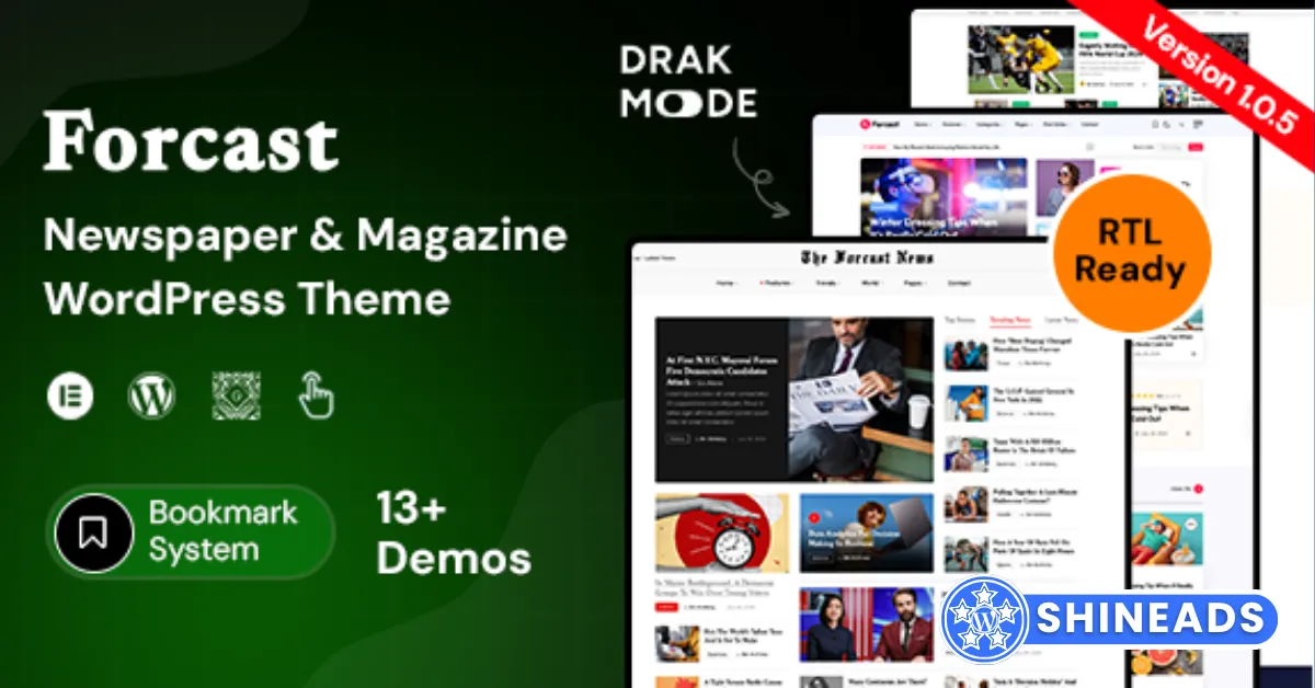 Forcast – Newspaper & Magazine Theme Free Download v1.0.5
