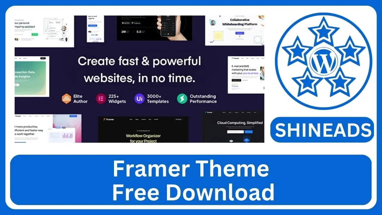 Framer Theme Free Download v4.3.3