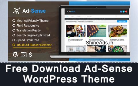 Ad-Sense WordPress Theme Free Download v1.4.4