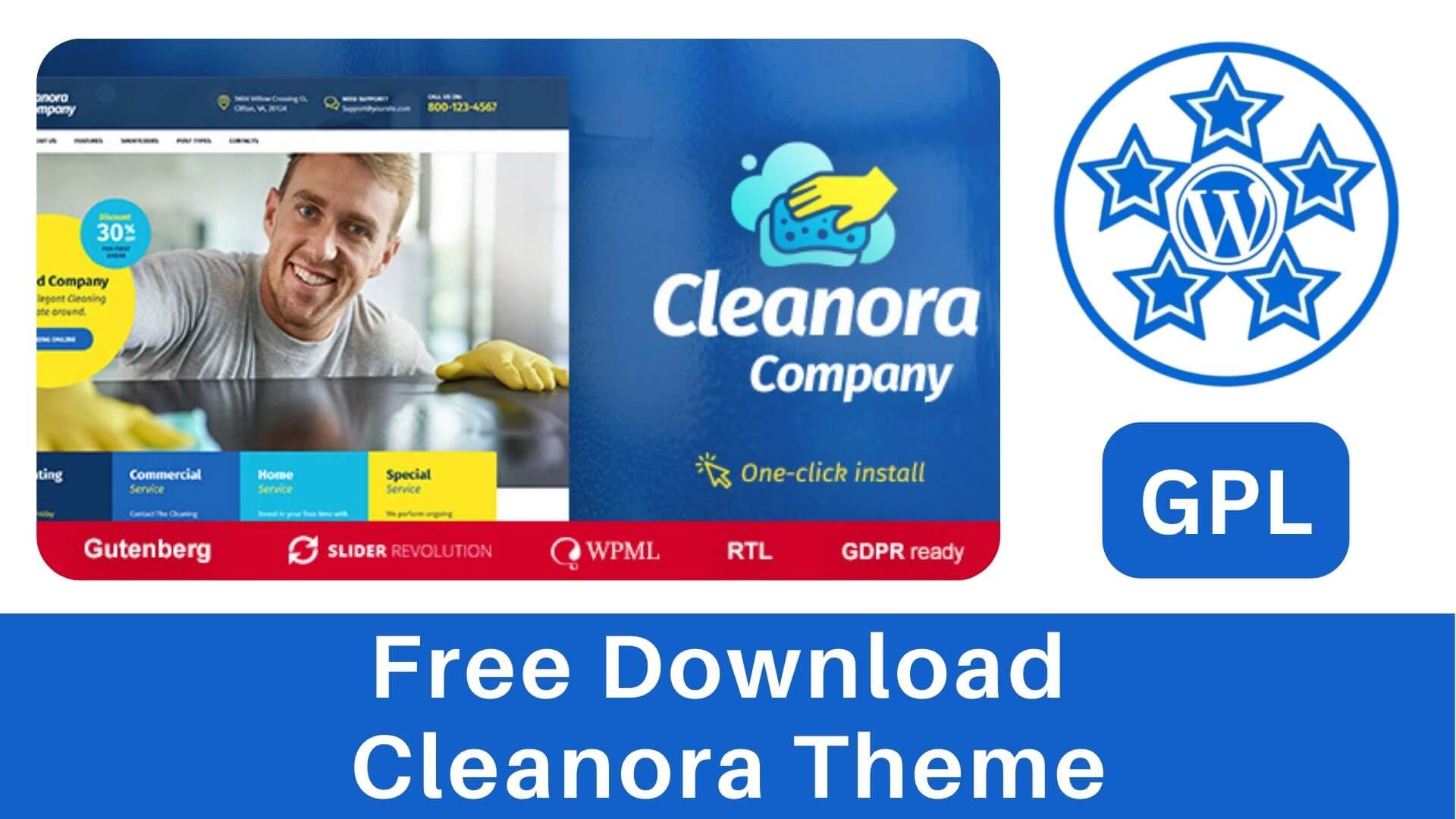 Cleanora Theme Free Download v1.2.4