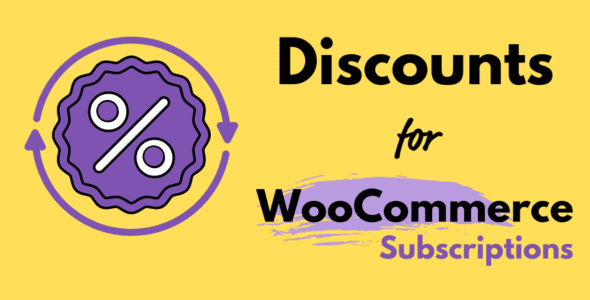Discounts for WooCommerce Subscriptions Plugin Free Download v3.1.2