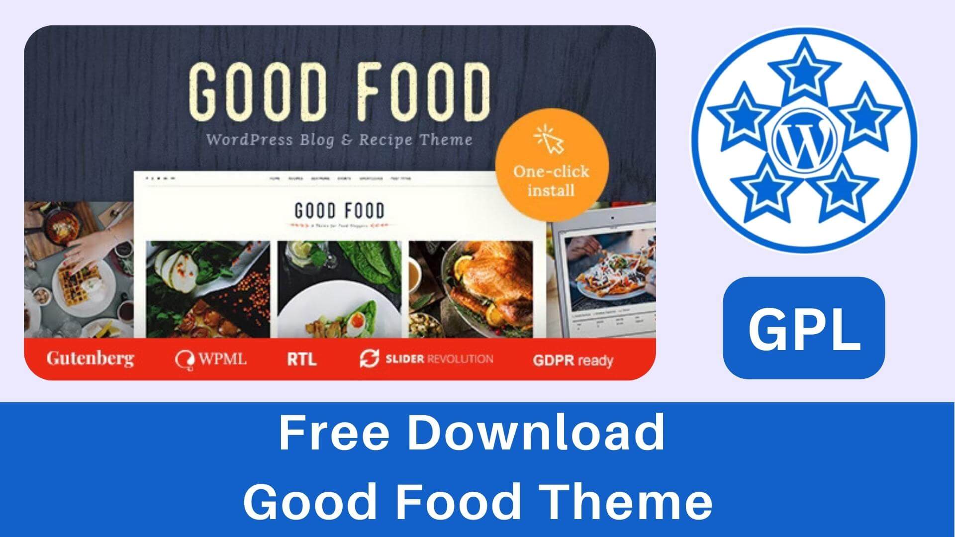 Good Food Theme Free Download v1.3.4