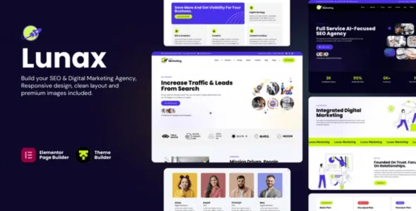 Lunax WordPress Theme Free Download v6.3