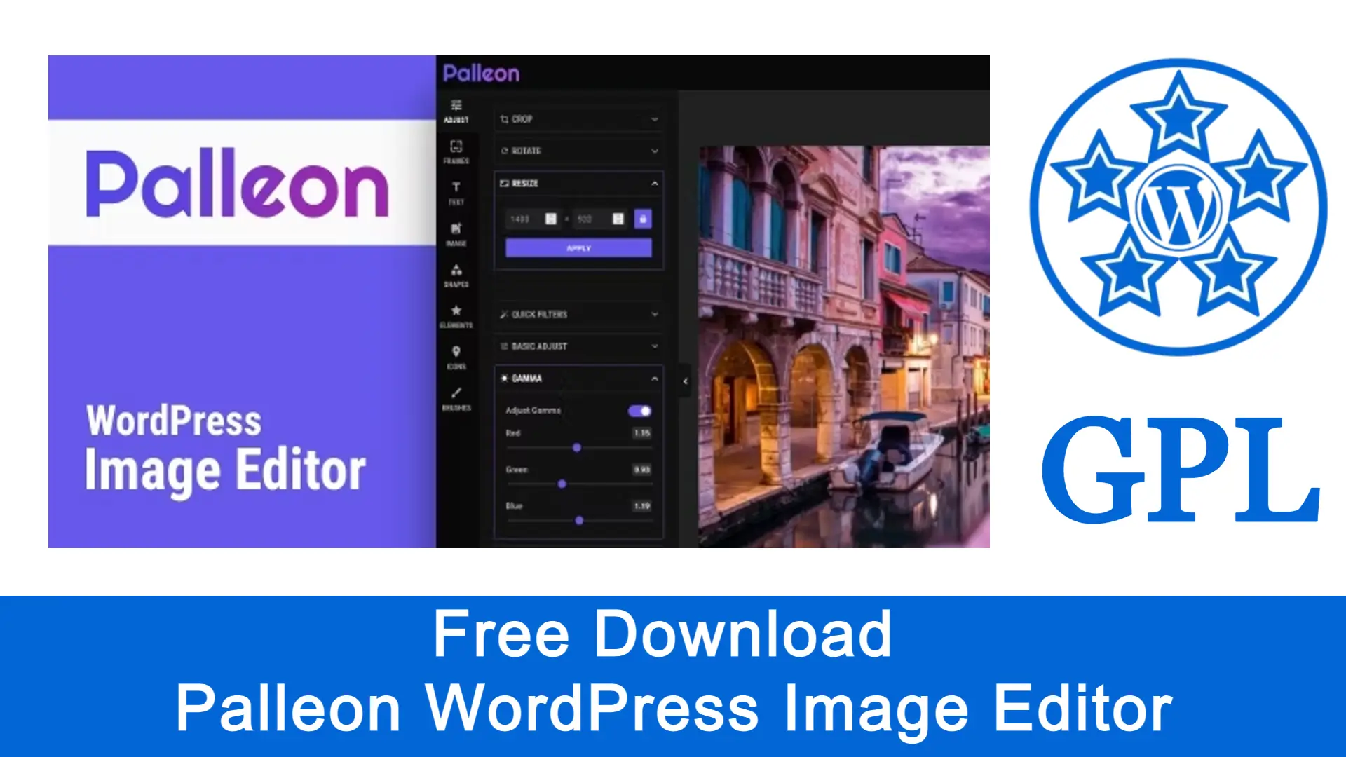 Palleon WordPress Image Editor Free Download v3.8.5