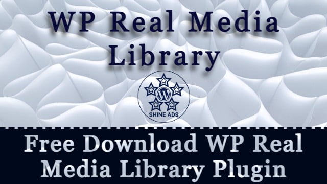 WP Real Media Library Plugin Free Download v4.22.79