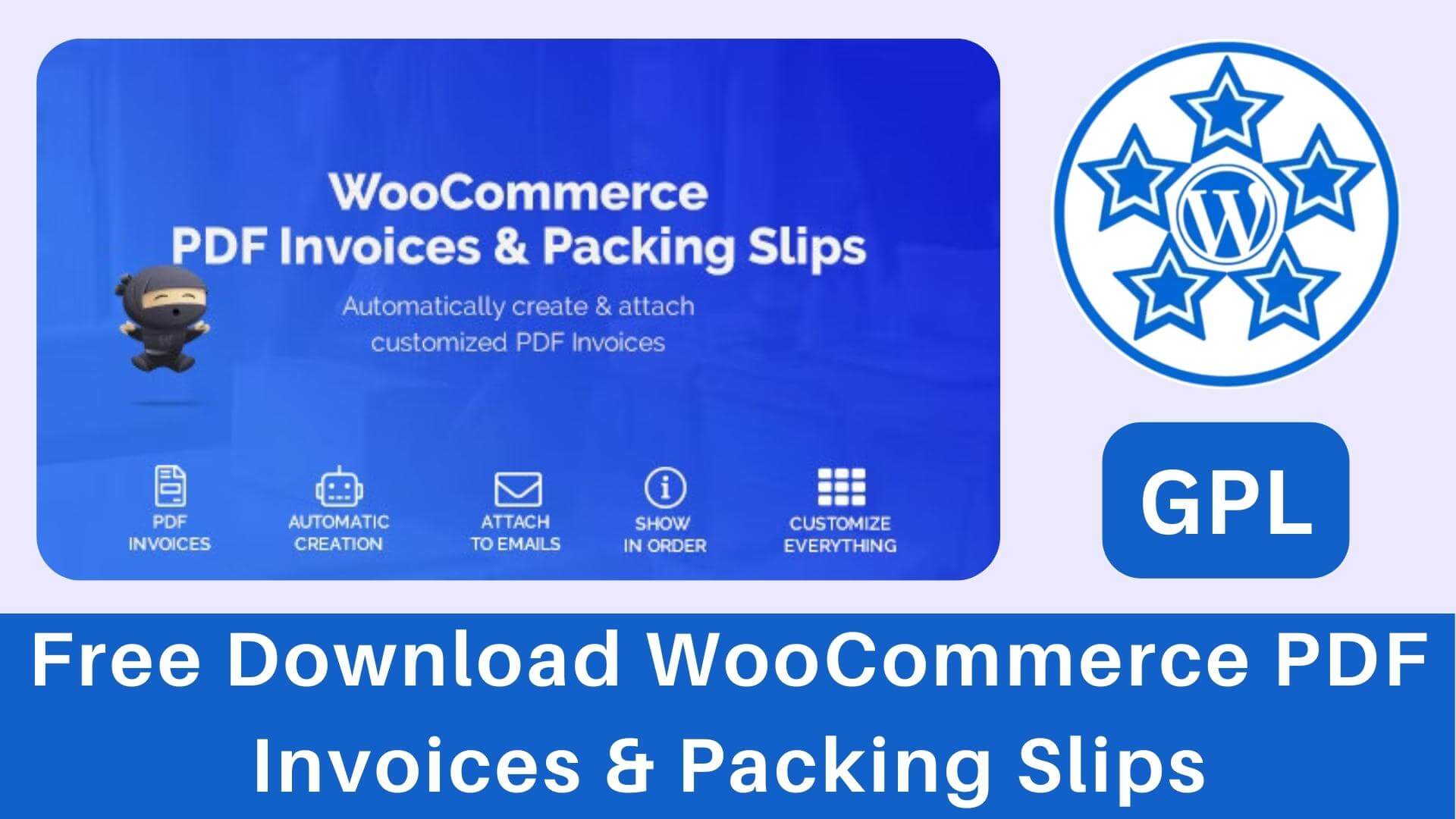 WooCommerce PDF Invoices & Packing Slips Free Download v1.6.3