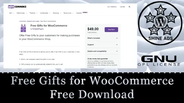 Free Gifts for WooCommerce Free Download v13.4.0