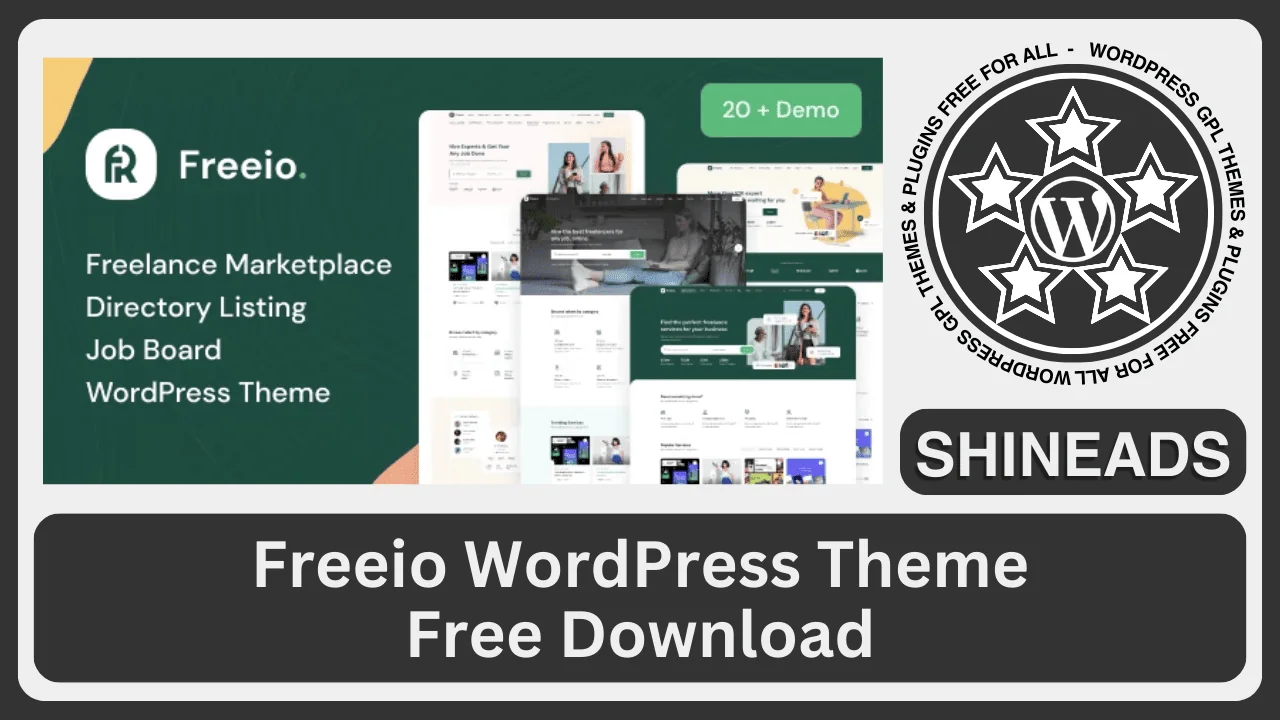 Freeio WordPress Theme Free Download v1.3.21