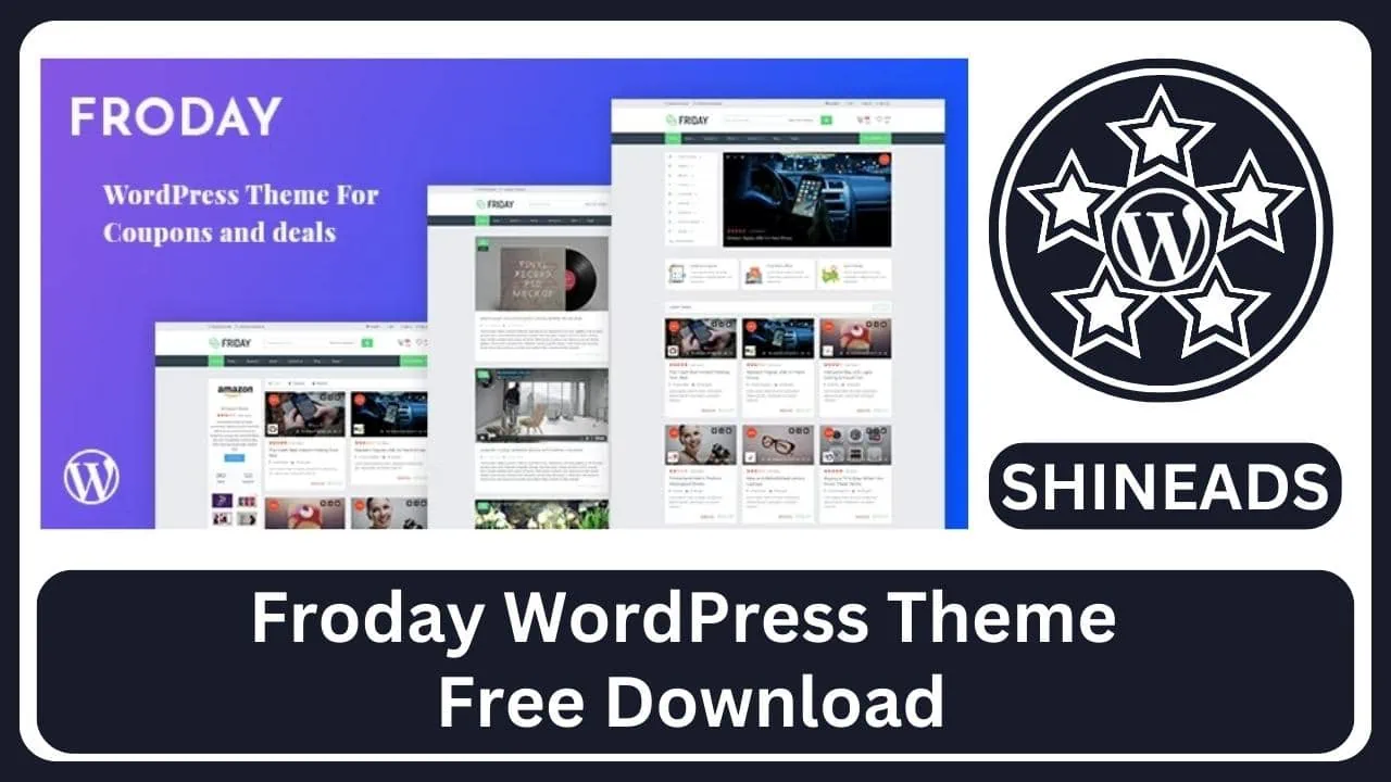 Froday WordPress Theme Free Download v2.6.0