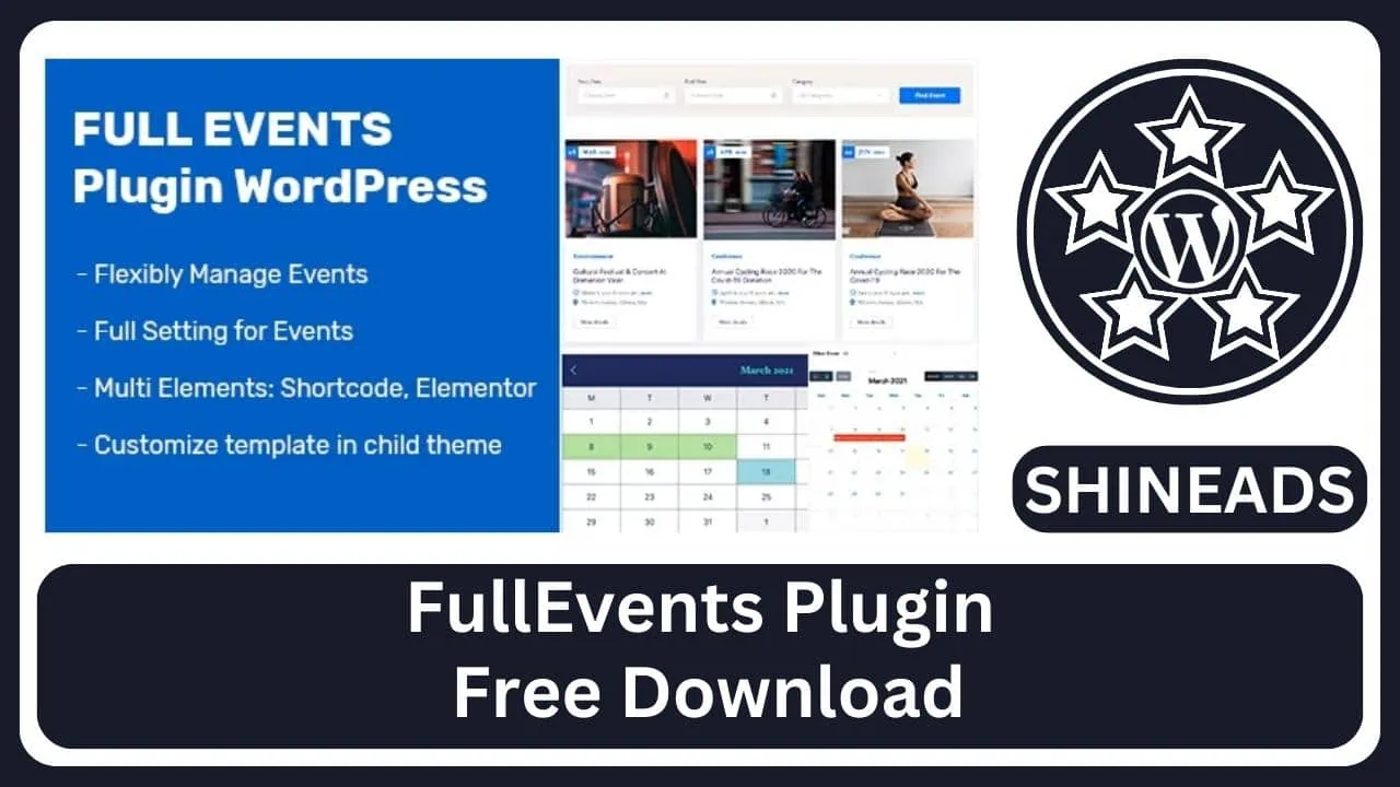 FullEvents Plugin Free Download v1.3.2