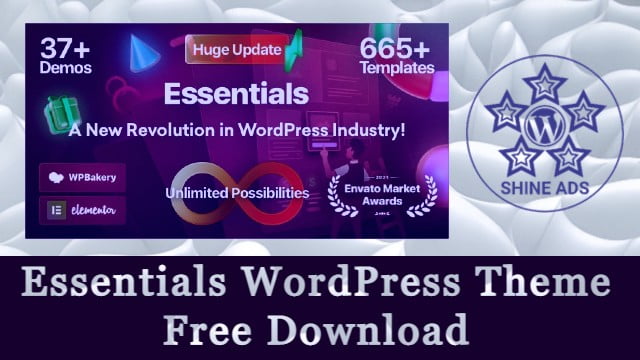 Essentials WordPress Theme Free Download v4.0.0