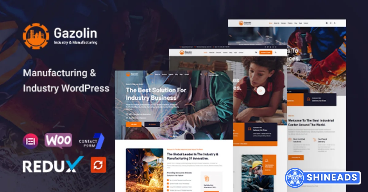 Gazolin – Industry & Factory WordPress Theme Free Download v1.0.3