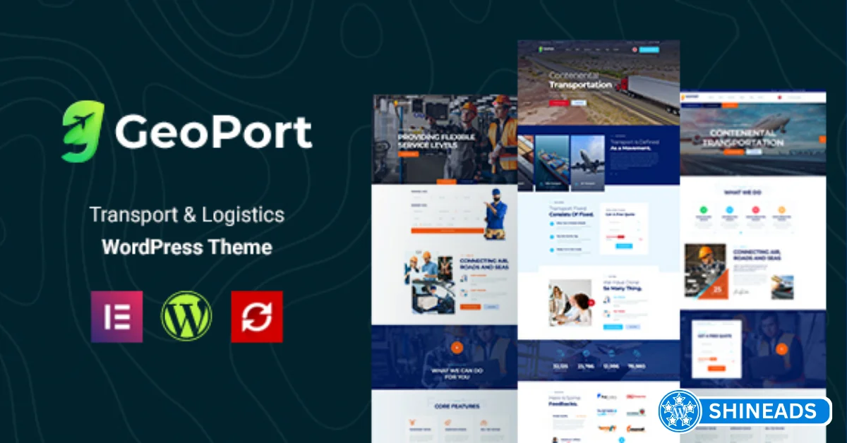 Geoport Theme – Transport & Logistics WordPress Theme Free Download v3.0.6