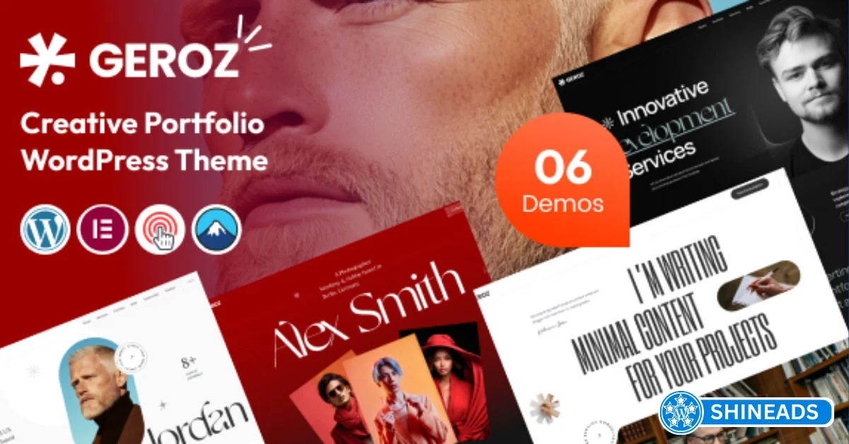 Geroz Theme – Creative Portfolio & Digital Agency WordPress Theme Free Download v1.1.1