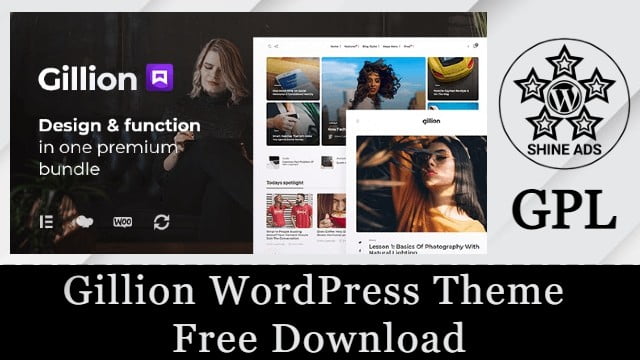 Gillion Theme Free Download v4.14.1