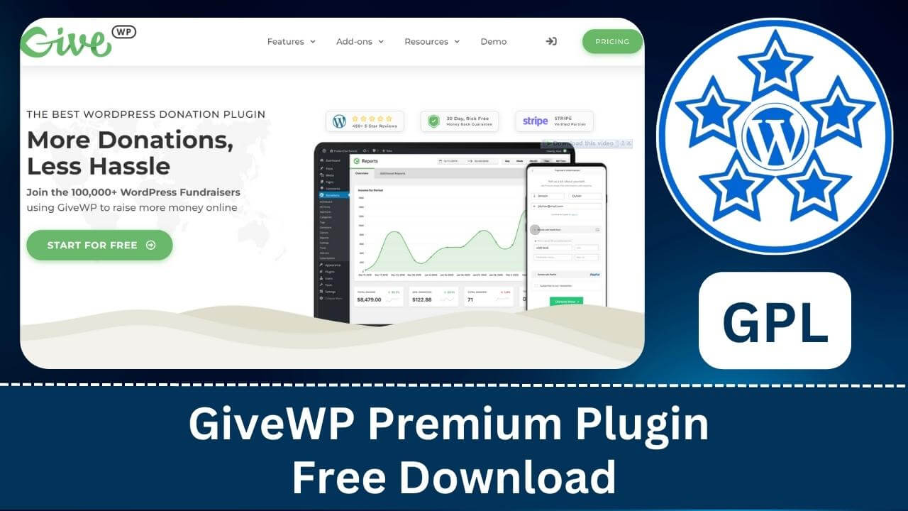 GiveWP All Addons Free Download