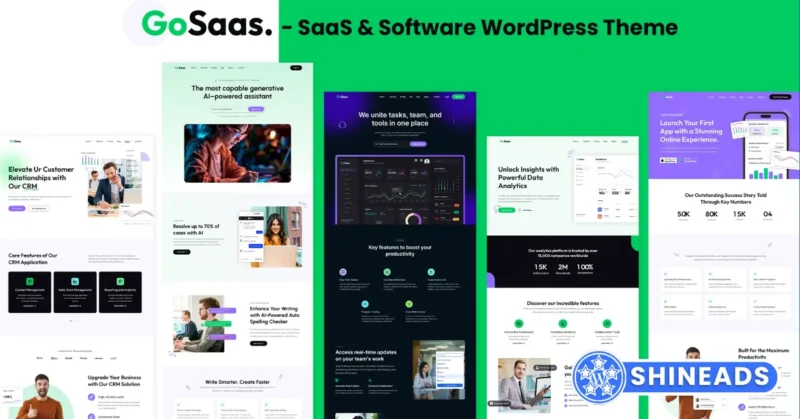 Gosaas – SaaS & Software WordPress Theme Free Download 1.0