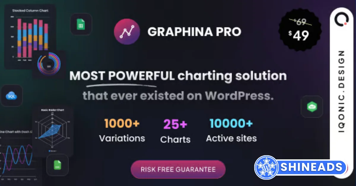 Graphina Pro – Elementor Dynamic Charts, Graphs, & Datatables Free Download v3.1.3