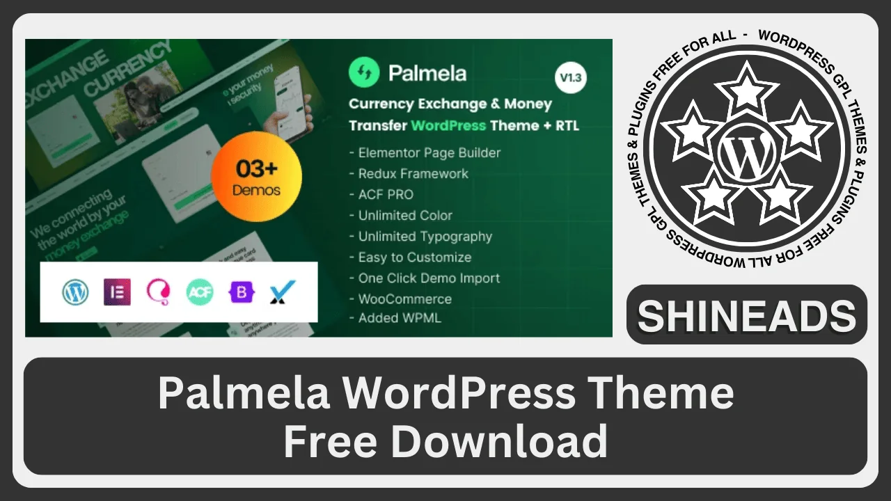 Palmela WordPress Theme Free Download v1.5