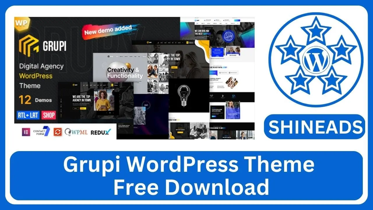 Grupi WordPress Theme Free Download v1.5.7