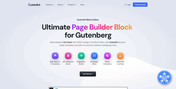 GutenKit Blocks Pro Plugin Free Download v2.3.7