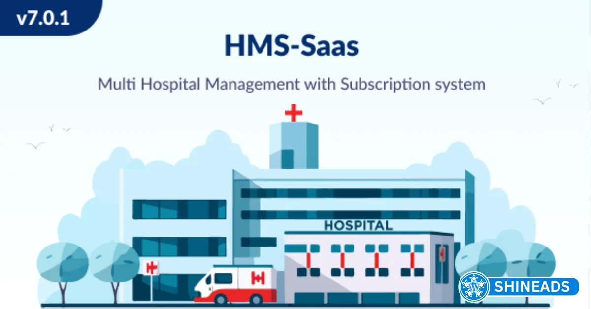 HMS – Laravel Multi Hospital Management System – HMS Saas Hospital – Appointment Booking  Free Download v8.0.0