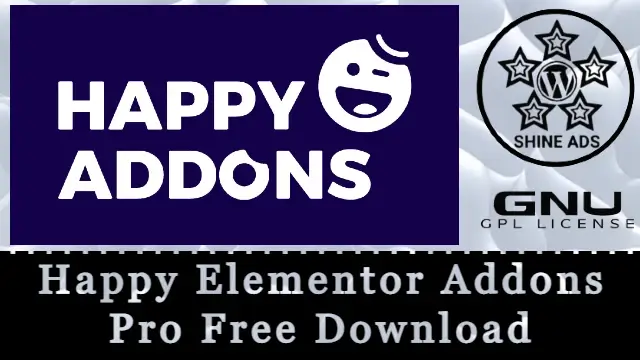 Happy Addons For Elementor + v3.21.4 Free Download 3.5.1