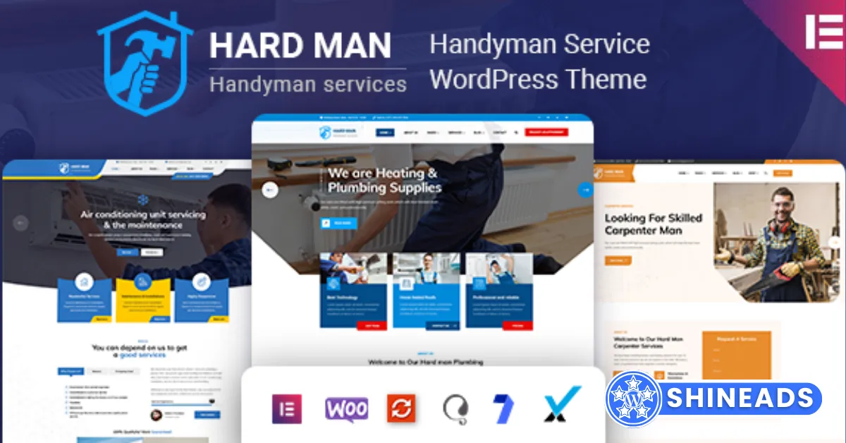 Hardman – Handyman & Plumber WordPress Theme Free Download v1.0.2