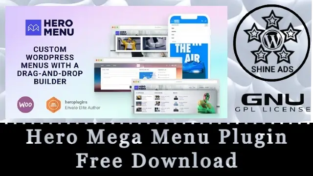 Hero Mega Menu Plugin Free Download v1.16.5