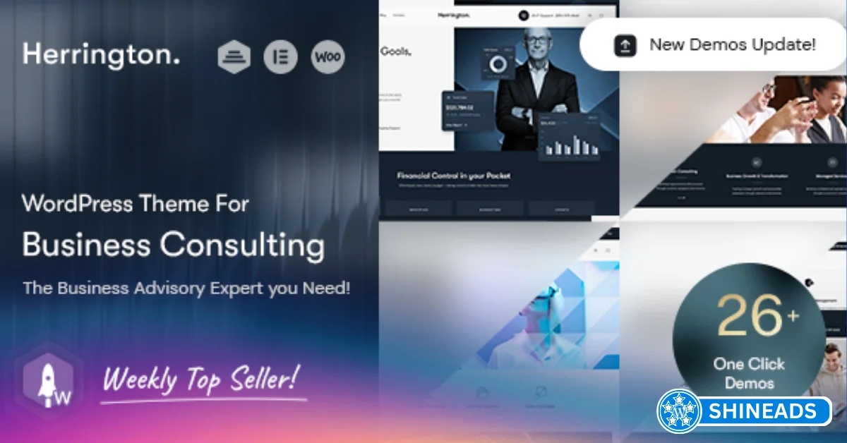 Herrington Theme – Business Consulting WordPress Theme Free Download v1.0.7