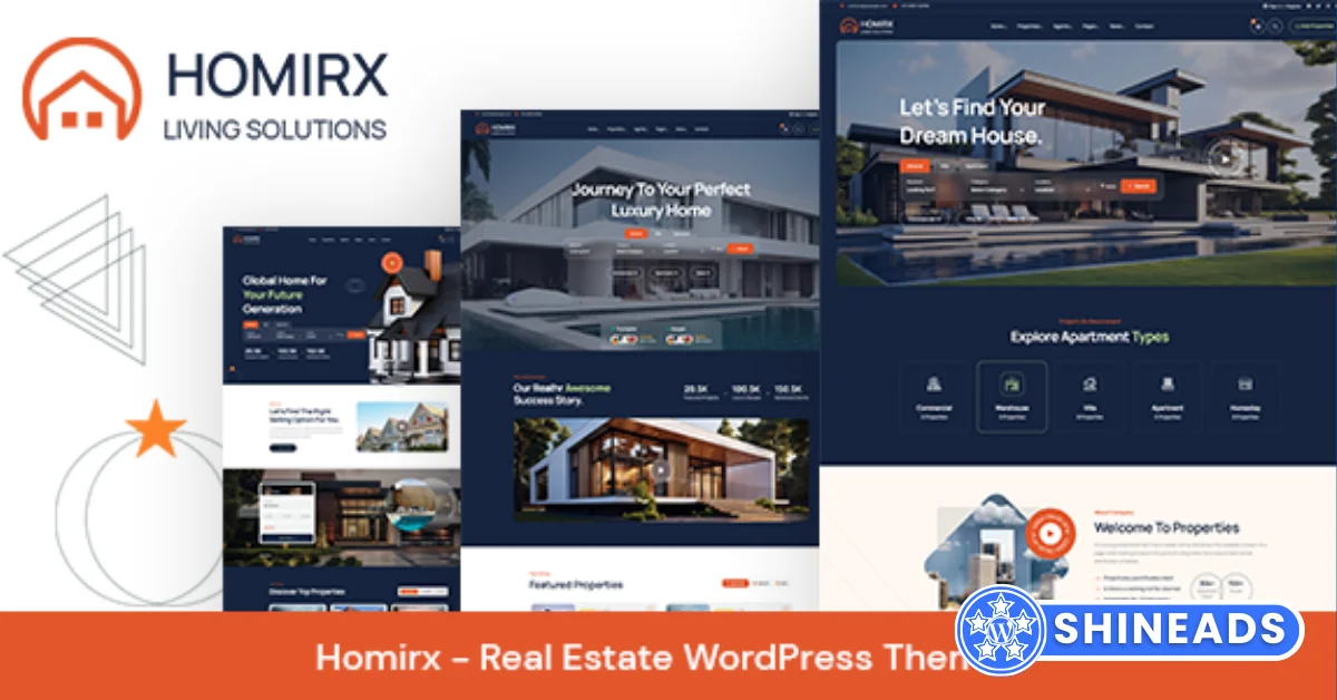 Homirx – Real Estate WordPress Theme Free Download v1.1.3