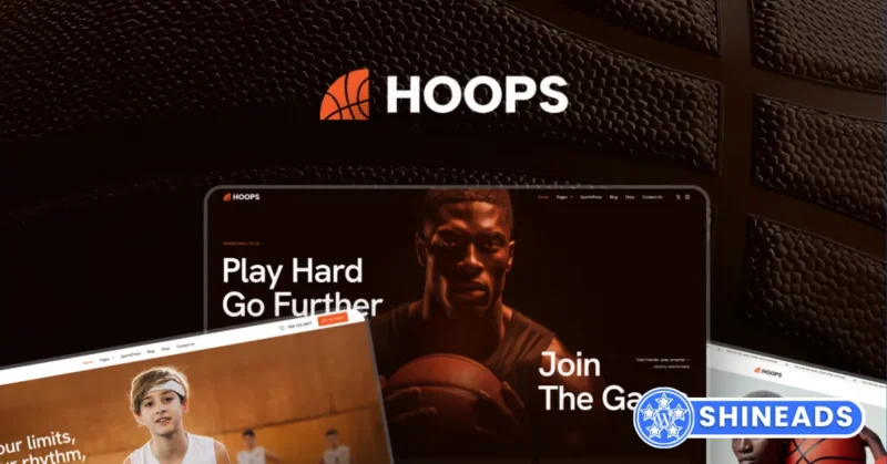Hoops – Modern & Sporty Design WordPress Theme Free Download 1.5.0