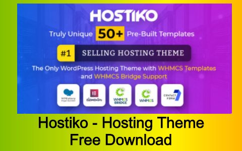 Hostiko Theme Free Download v2.5.3