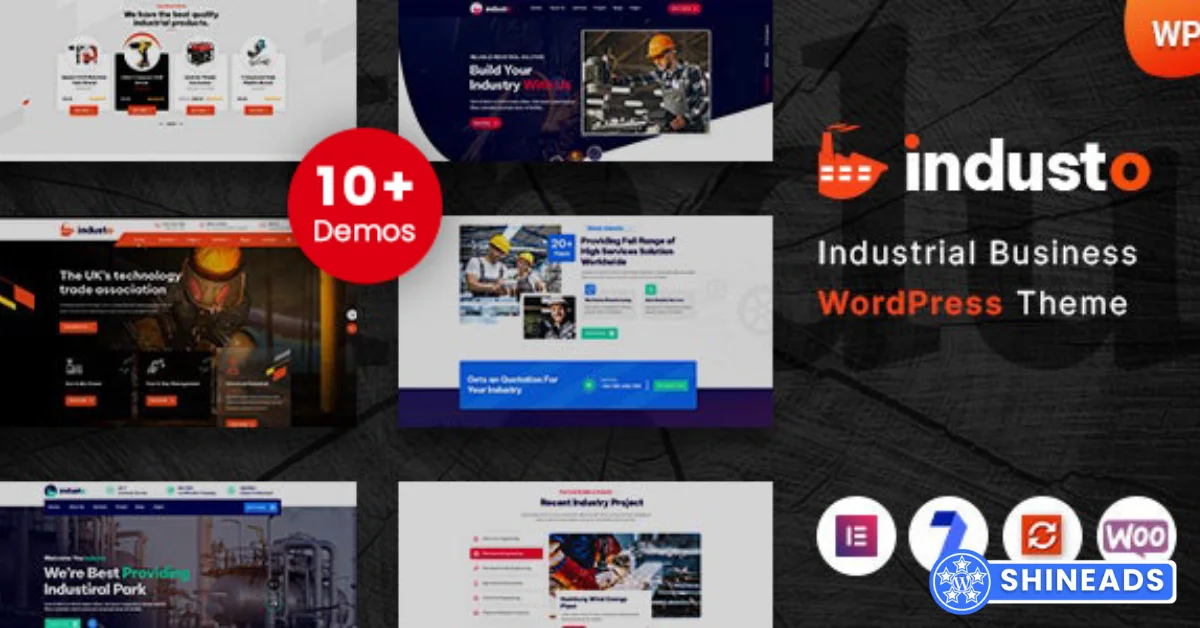 Industo – Factory & Industry WordPress Theme Free Download v1.0.8