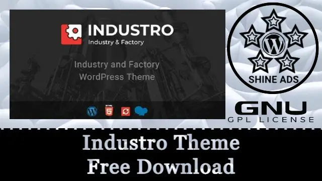 Industro Theme Free Download v1.1.3