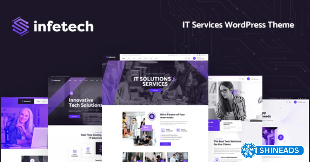 Infetech Theme – IT Services WordPress Theme Free Download v1.3.3