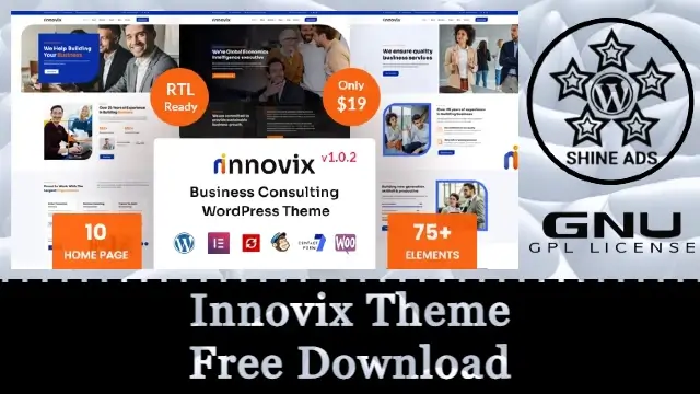 Innovix Theme Free Download v1.0.5