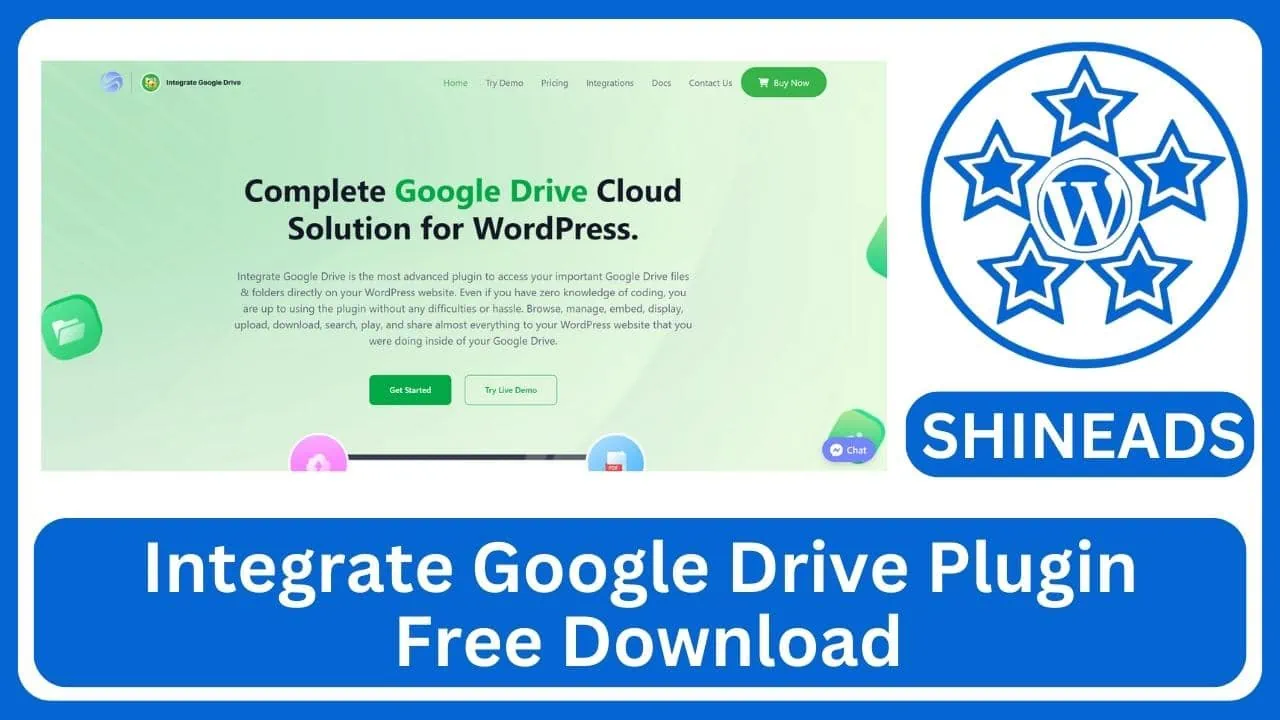 Integrate Google Drive Plugin Free Download v1.5.7