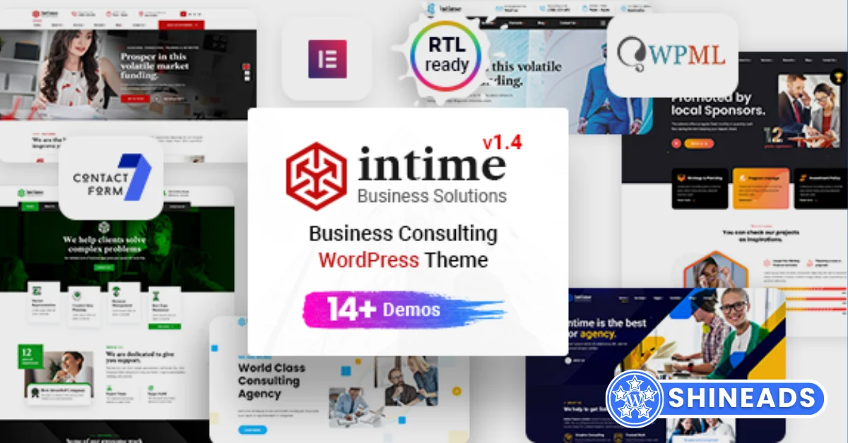 Intime Theme – Business Consulting WordPress Theme Free Download v1.5.3