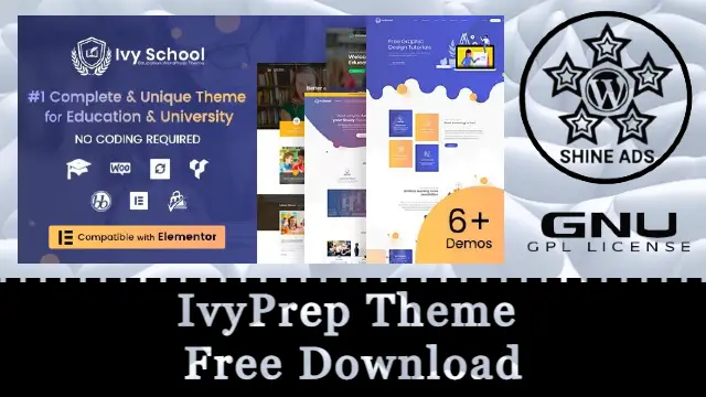 IvyPrep Theme Free Download v1.6.2