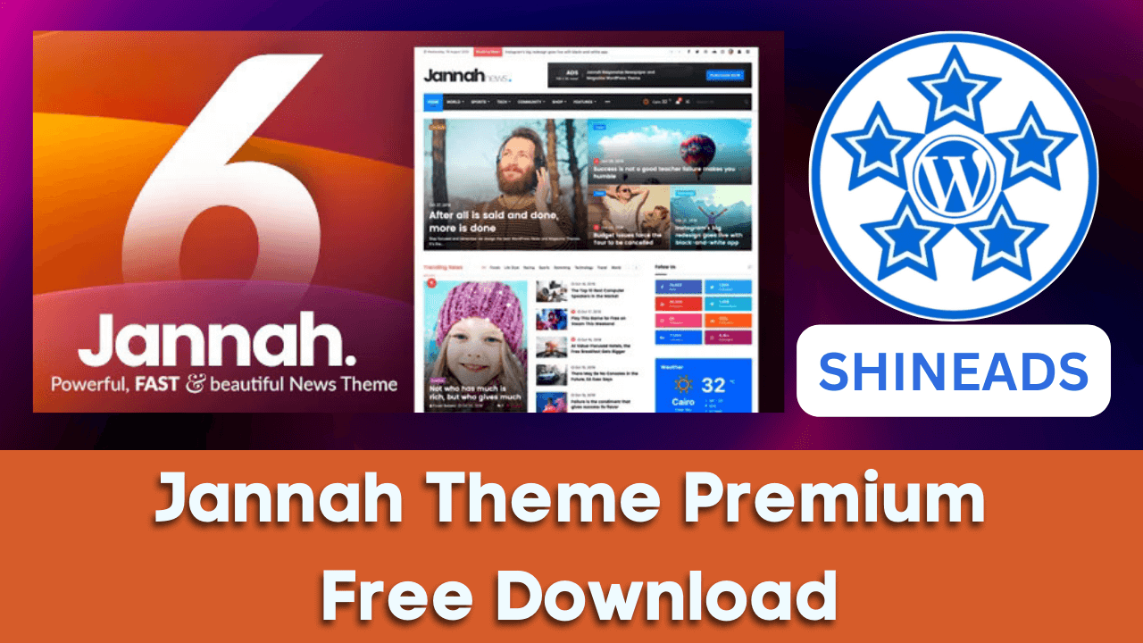 Jannah Theme Premium Free Download v7.6.5