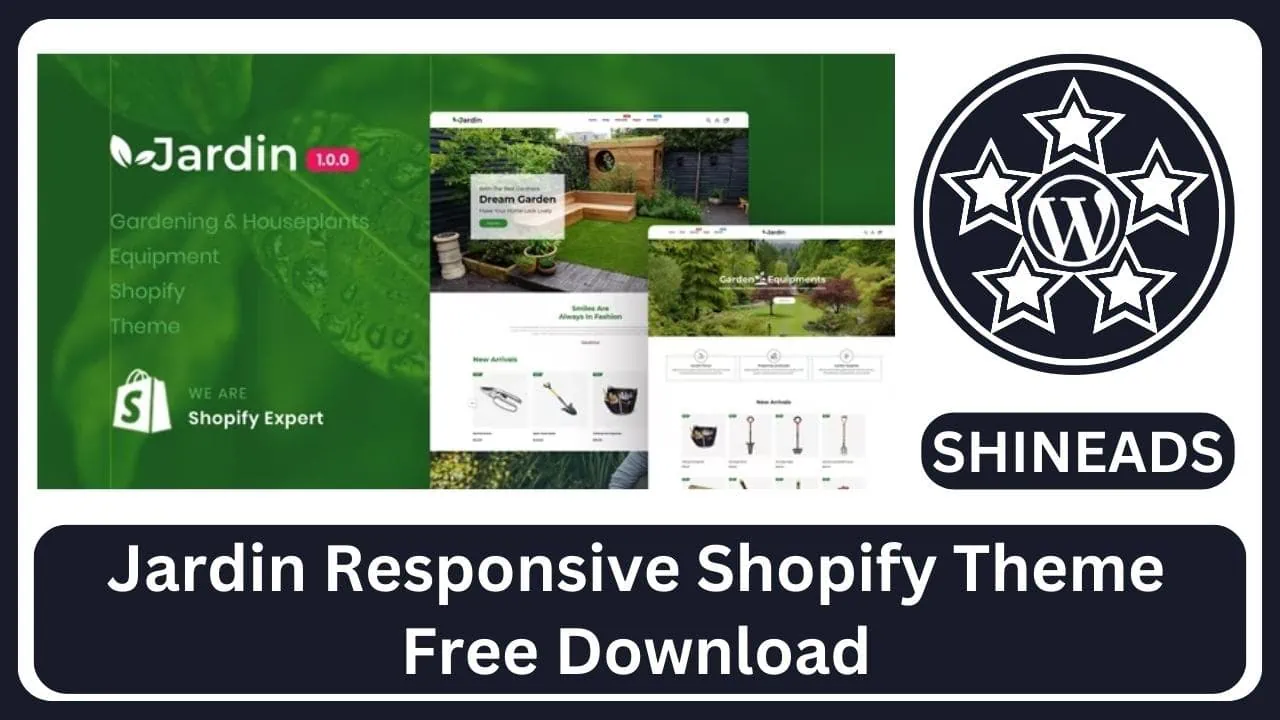 Jardin Responsive Shopify Theme Free Download v1.0.0