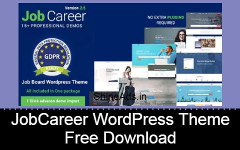 JobCareer WordPress Theme Free Download v7.3