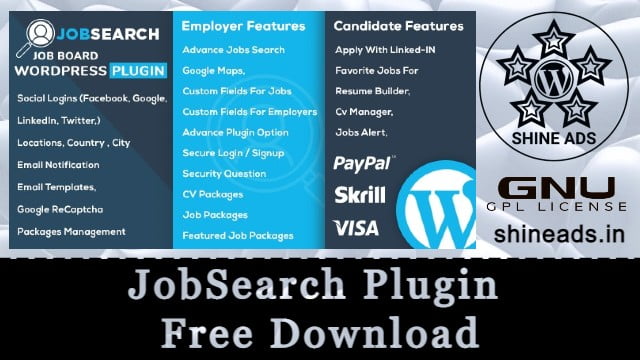 WP JobSearch Plugin Free Download v3.3.1